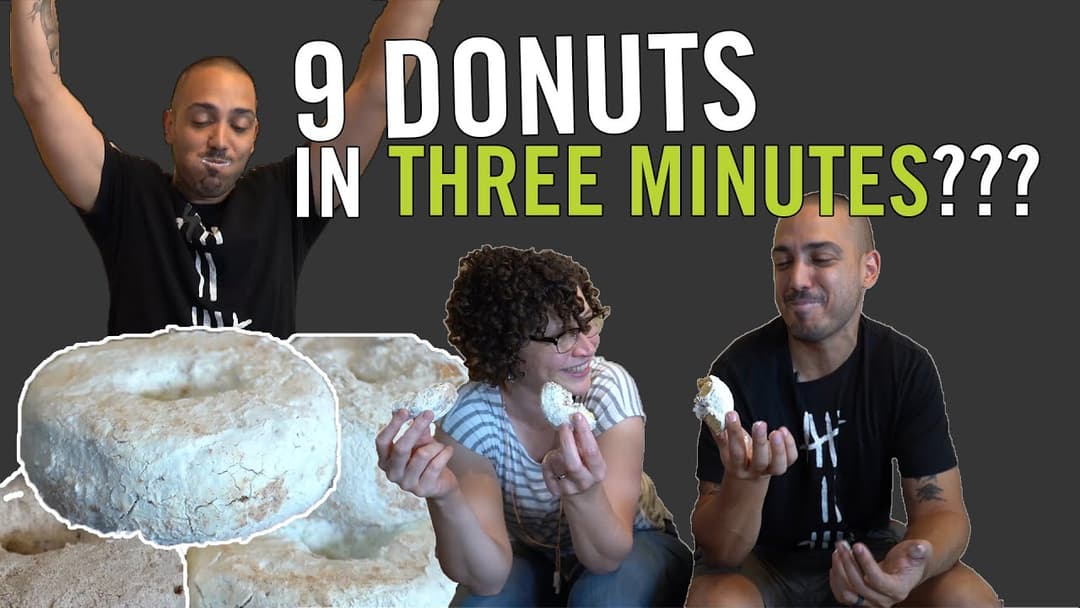 Most Powdered Donuts in Three Minutes – KSBJ Afternoon Show Attempts to Break Record